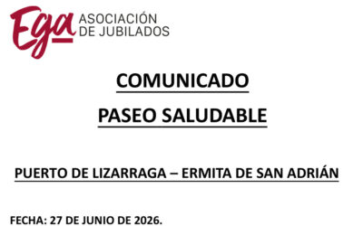Paseo saludable puerto de Lizarraga